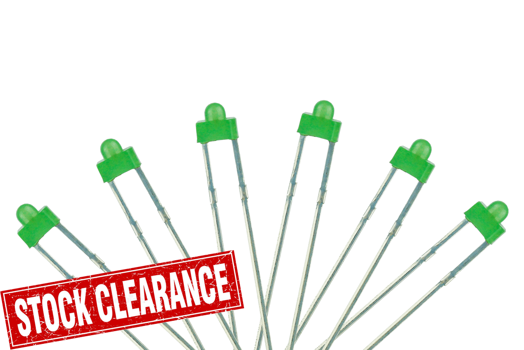 DCC Concepts LED-GRD LEDs Panel Dot Type - Green 6 x 1.8mm (with resistors) ** Limited Availability from supplier at this price **