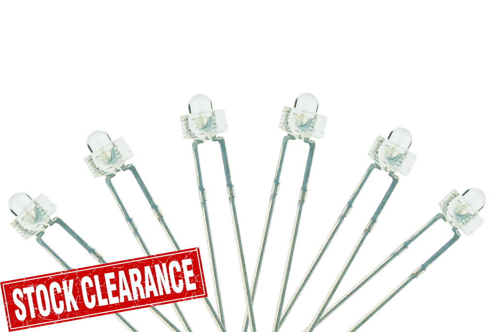 DCC Concepts LED-PWD Panel Dot LEDs Type - Daylight White  6 x 1.8mm (with resistors) ** Limited Availability from supplier at this price **