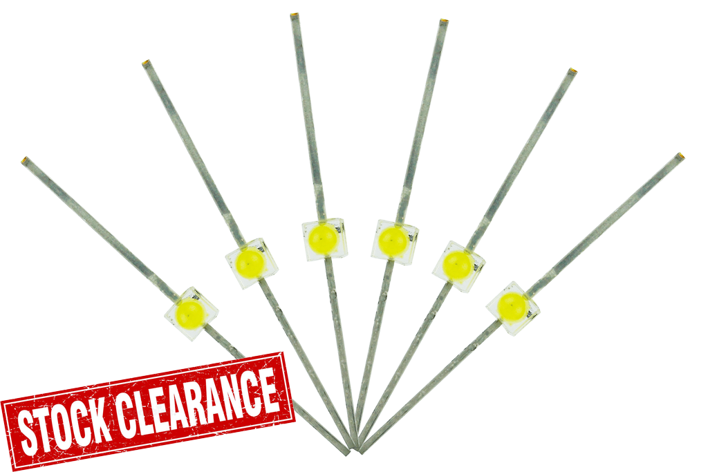 DCC Concepts LED-SWM Mini Butterfly Type LEDs - Daylight / Sunny White ...
