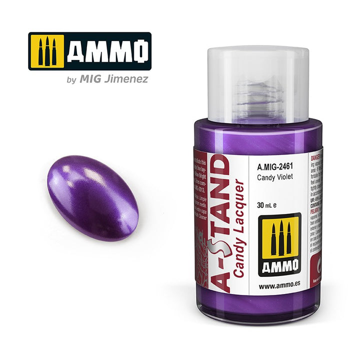 Ammo Mig 2461 A STAND Candy Lacquer, Candy Violet - 30ml