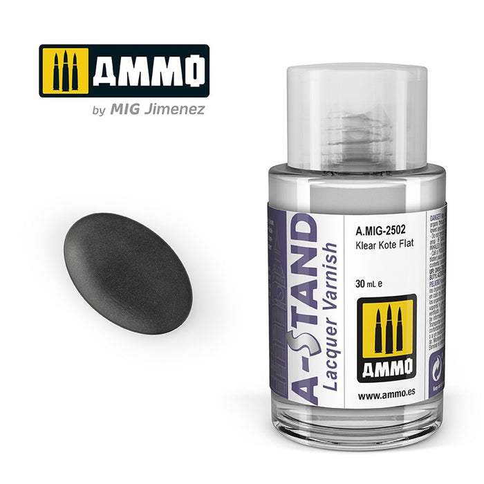 Ammo Mig 2502 A STAND Lacquer Varnish, Klear Kote Flat - 30ml