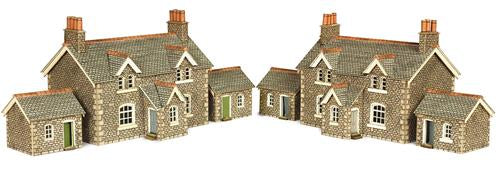 Metcalfe PN155 Workers Cottages Card Kit - N Scale