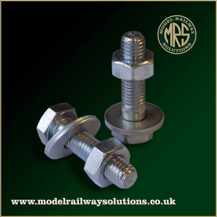 Adjoining Bolts with Hex Nuts
