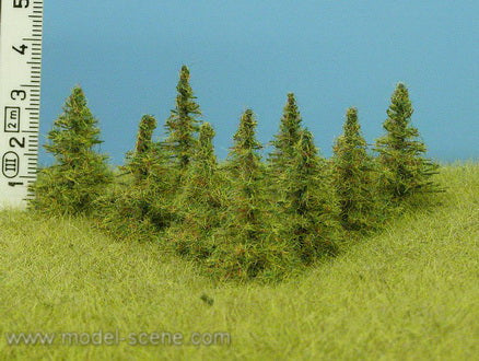 Model Scene MO030 Larch Trees 25mm - 35mm Tall (8 Trees)