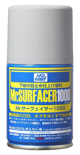Mr Hobby B-505 Mr Surfacer (Primer) 1000 - 100ml Aerosol *** Personal Shoppers Only - Not available by Post***