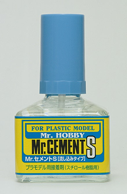 Mr Hobby MC129 Mr Cement S - 40ml   (For plastic models)