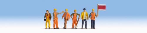 Noch 15277 Track Workers x 6 (OO / HO Scale)