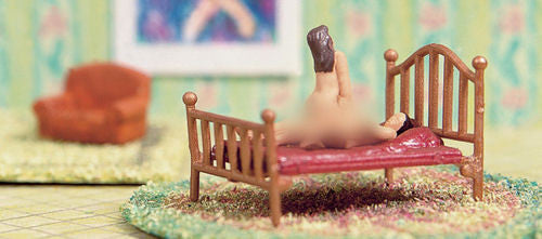 Noch 15951 Lovers in Action (Bed) Sexy Scenes Figure Set - OO/HO Scale