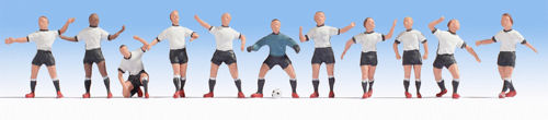 Noch 36965 Germany Football Team Set with 11 Players + Ball - N Scale