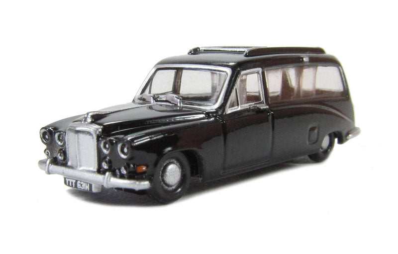 Oxford Diecast NDS002 Daimler Black Hearse - N Scale