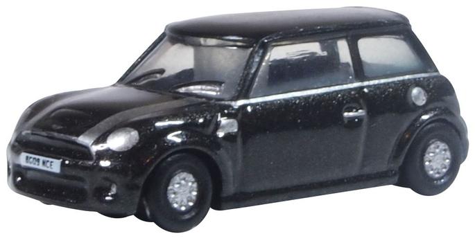 Oxford Diecast NNMN003 New Mini Cooper Midnight Black - N Scale