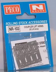 Peco NR-103 Coupler Lift Arms for Electro-Magnetic Decoupler (18) - N Scale