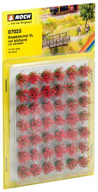 Noch 07025 Blooming Red Grass Tufts XL Mini Set 12mm (42)