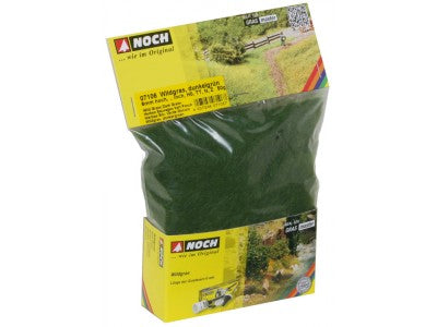 Noch 07106 Dark Green Wild Grass (Static Grass) 6mm - 50g Bag