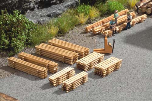 Noch 14214 Piles of Planks (8) Laser Cut Minis Kit - OO / HO Scale