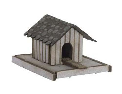Noch 14346 Duck House with Duck Laser Cut Minis Kit - OO / HO Scale