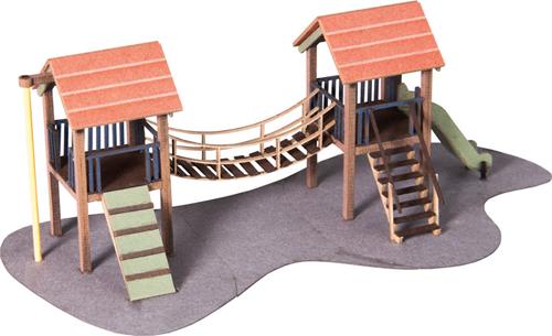 Noch 14367 Adventure Playground Laser Cut Minis Kit - OO / HO Scale