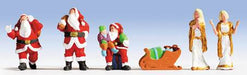 Noch 15920 Santa Claus (3) Angels (2) and Accessories Figure Set - OO / HO  Scale
