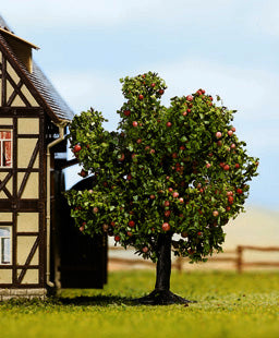 Noch 21560 Apple Tree with Fruits 7.5cm - Suitable for OO, HO,TT and N Scales