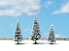 Noch 25234 Snow Covered Fir Trees - 3 trees (Classic Range) between 8 and 12cm high (Suitable for OO,HO,TT,N and TT Scales)