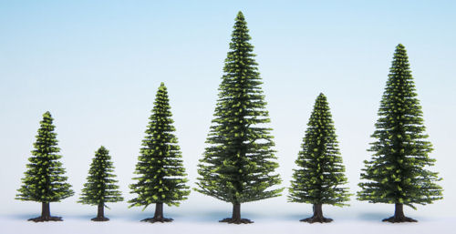 Noch 32825 Spruce Trees (Qty 25) 3.5-9cm - N Scale