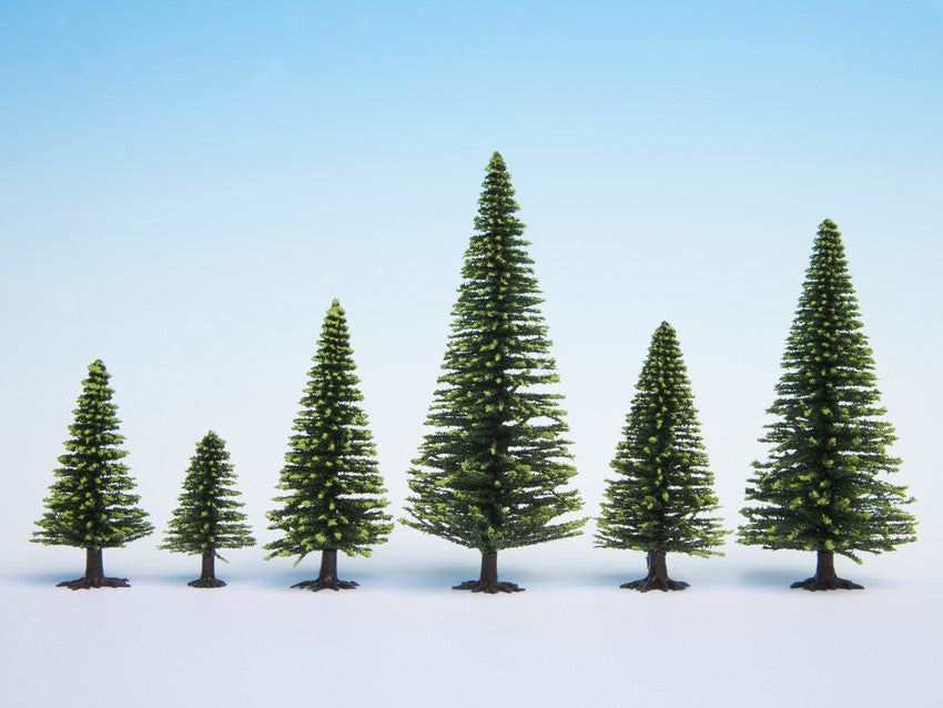 Noch 32925 Spruce Trees - 10 trees per pack (Hobby Range) Between 3.5 and 9cm in height (Suitable for N and Z Gauges)