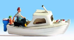 Noch 37822 Fishing Boat with Figures (N Scale)