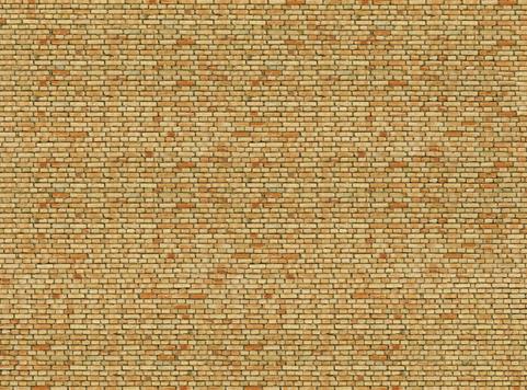 Noch 56613 Multicoloured Yellow Brick 3D Cardboard Sheet 25cm x 12.5cm (OO / HO Scale)