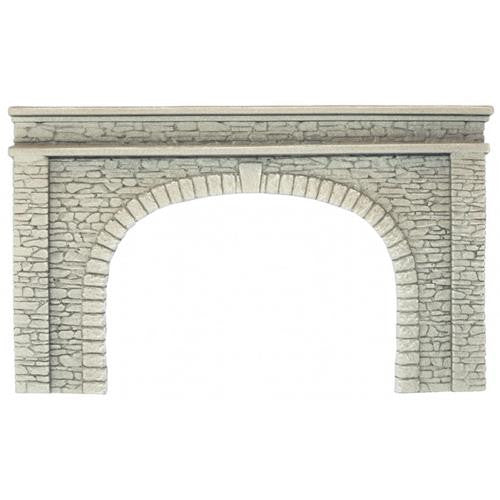 Noch 58062 Tunnel Portal Natural Stone - Double Track (2 per pack) - Suitable for OO / HO Scale