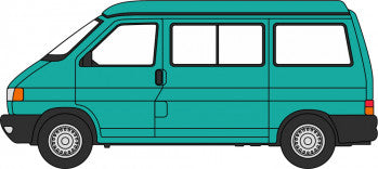 Oxford Diecast 76T4003 VW T4 Camper Van Carribean Green 1:76 (OO) Scale