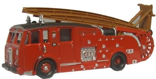 Oxford Diecast NDEN001 Dennis F12 Fire Engine London - N Scale
