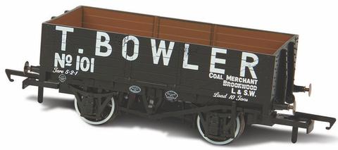 Oxford Rail OR76MW5001 5 Plank Wagon "T Bowler London" Number 101 - OO Gauge