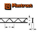 Plastruct OWTS-12 Truss (2pcs each 9.5mm x 15.9mm x 150mm) Suitable for all Scales (90654)
