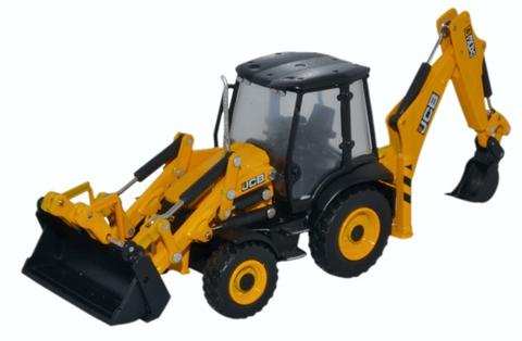Oxford Construction 763CX001 3CX Eco Backhoe Loader - 1:76 Scale (OO)