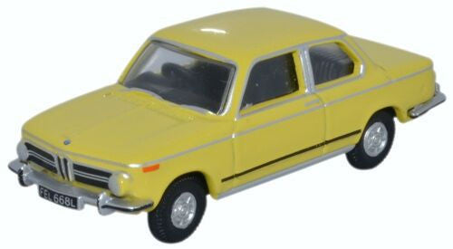 Oxford Diecast BMW 2002 Golf Yellow - 1:76 (OO) Scale