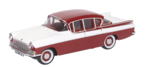 Oxford Diecast 76CRE009 Vauxhall Cresta Venetian Red/Polar White - OO Scale