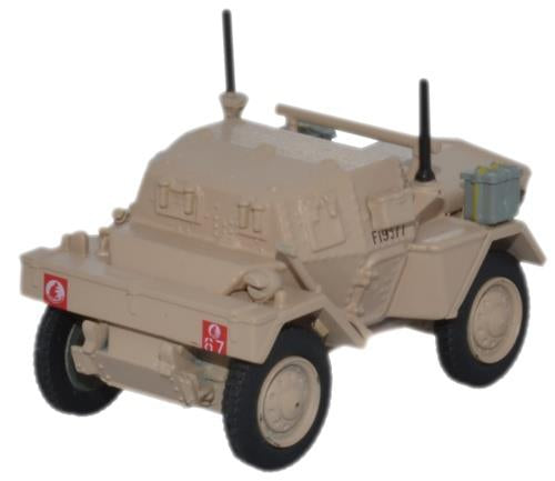 Oxford Diecast 76DSC006 Daimler Dingo Scout Car 5th RTR 4th Arm.Brg 7th Armoured.Division - OO Scale