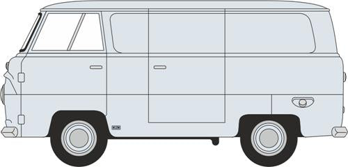 Oxford Diecast 76FDE010 Ford 400E Van Cargo Grey - 1:76 Scale (OO)