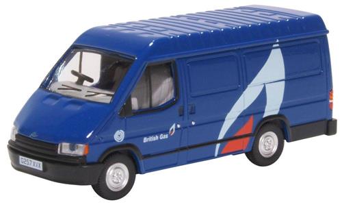 Oxford Diecast 76FT3008 Ford Transit MkIII British Gas - OO Scale