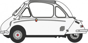 Oxford Diecast 76HE004 Heinkel Trojan Polar White - 1:76 (OO) Scale