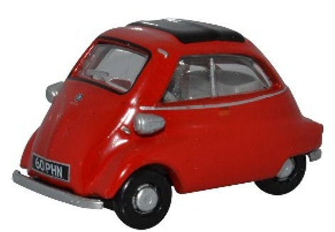 Oxford Diecast 76IS001 BMW Isetta - Signal Red - 1.76 Scale