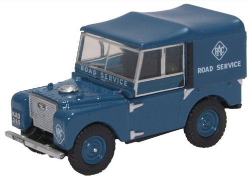 Oxford Diecast 76LAN180006 Land Rover Series I 80'' Hard Top RAC - OO Scale