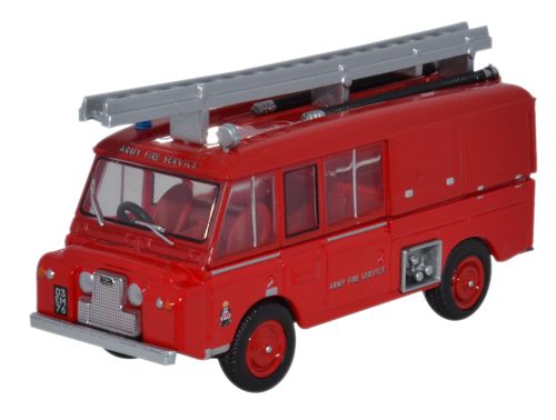 Oxford Diecast 76LRC004 Land Rover FT6 Carmichael Army Fire Service 1.76 Scale