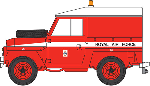 Oxford Diecast 76LRL003 Land Rover Half Ton Lightweight RAF Red Arrows - OO Scale