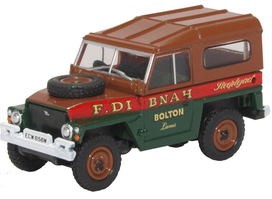 Oxford Diecast 76LRL006 Land Rover Lightweight Hard Top Fred Dibnah - OO Scale