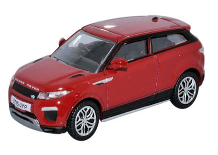 Oxford Diecast 76RRE001 Range Rover Evoque 2016 Coupe (Facelift) Firenze Red 1:76 (OO)