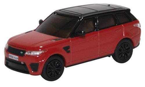 Oxford Diecast 76RRS003 Range Rover Sport SVR Firenze Red - OO Scale