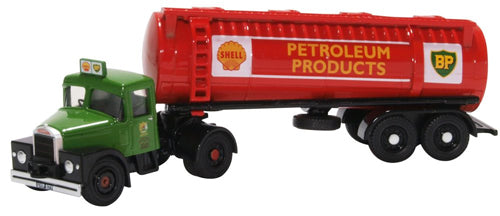 Oxford Diecast 76SHT001 Scammell Highwayman Tanker in with Shell / BP Branding - 1:76 ( OO) Scale ** Last One in Stock - Discontinued Item **