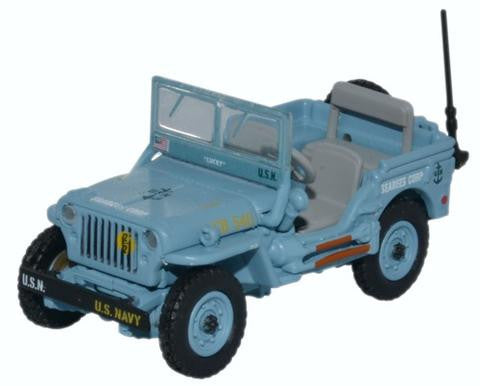 Oxford Military 76WMB002 Willy MB US Navy Seabees - 1.76 (OO) Scale