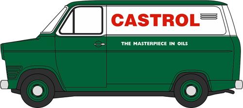 Oxford Diecast 76FT1008 Ford Transit Mk1 Castrol (1:76 Scale)
